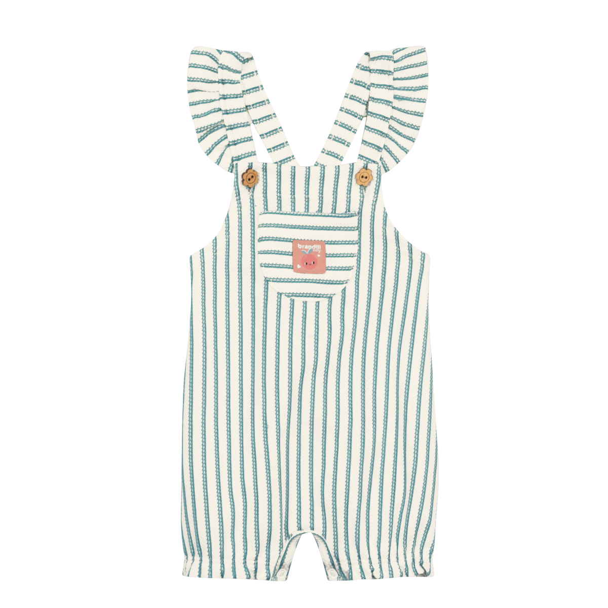 Blusa Y Jardinera Nena | Rayas Brandili