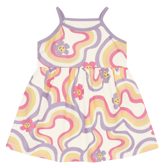 Vestido Nena Sin Mangas | Morado Brandili