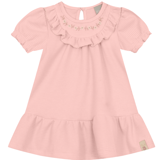 Vestido Nena Boleros Mangas | Rosado Mundi