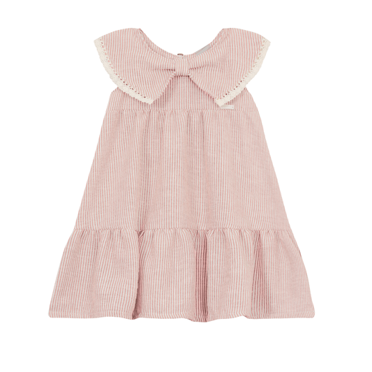 Vestido Nena Moño | Rosado Mundi