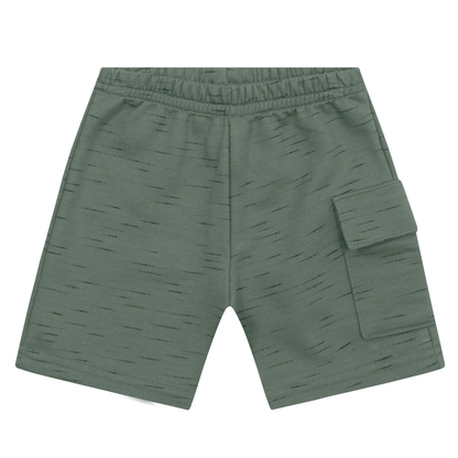 Camiseta Con Capota Y Bermuda Nene | Blanco Brandili