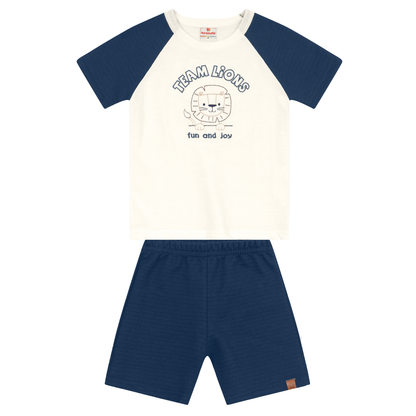 Camiseta Y Bermuda Nene | León Brandili