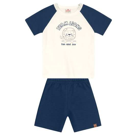 Camiseta Y Bermuda Nene | León Brandili
