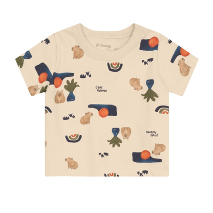 Camiseta Y Bermuda Nene | Naturaleza Brandili