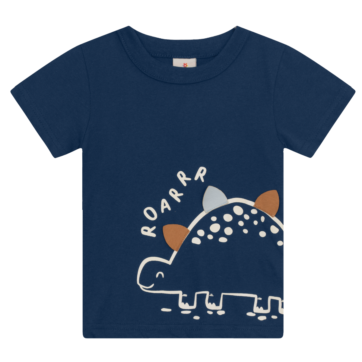 Camiseta Y Bermuda Nene Dinosaurio | Azul Brandili