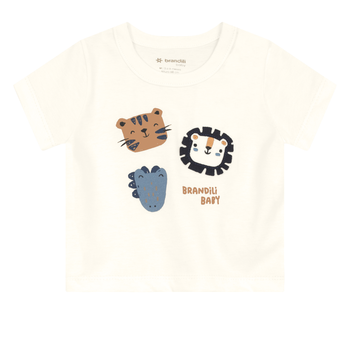 Camiseta Y Bermuda Nene | Animalitos Brandili