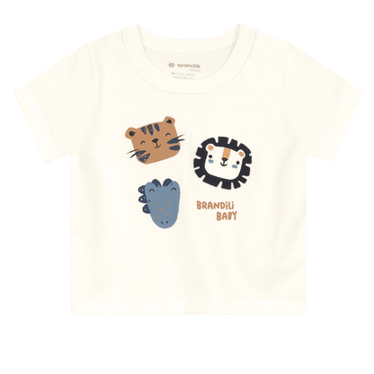 Camiseta Y Bermuda Nene | Animalitos Brandili