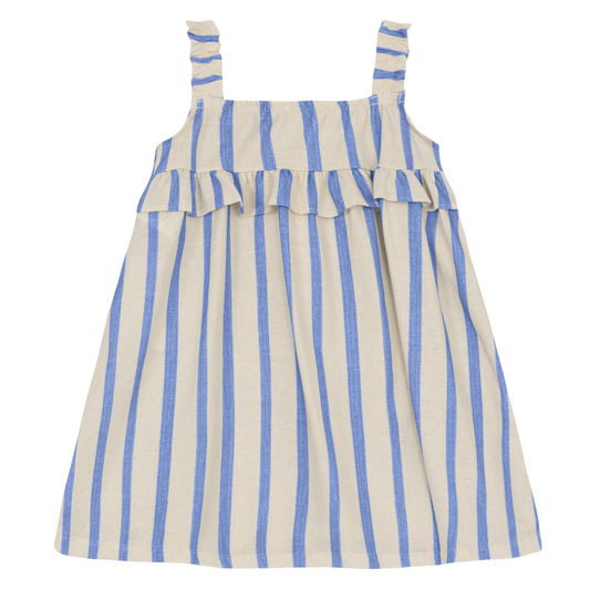 Vestido Nena Rayas | Azul Brandili