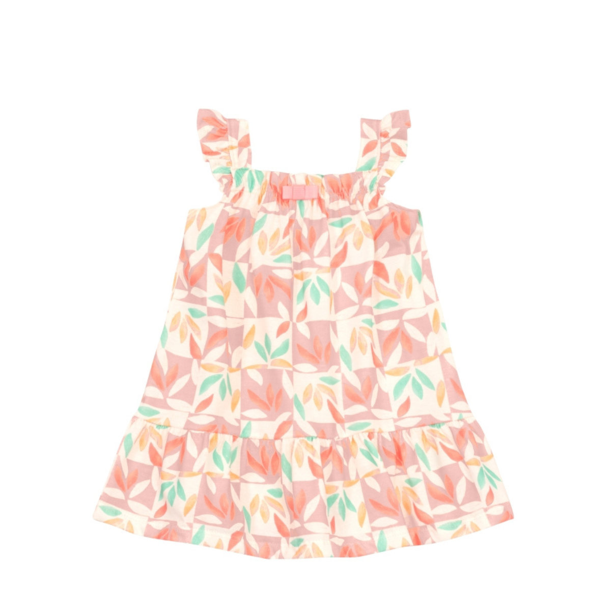 Vestido Nena | Flores Rosado Brandili