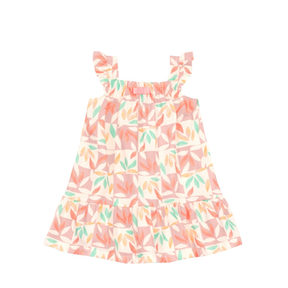 Vestido Nena | Flores Rosado Brandili