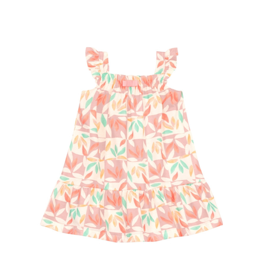 Vestido Nena | Flores Rosado Brandili