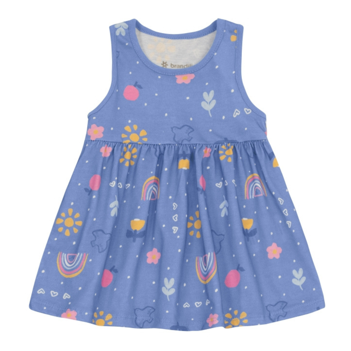 Vestido Nena Arcoíris | Azul Brandili