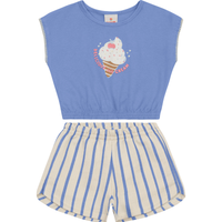 Blusa Y Shorts Nena | Helado Brandili
