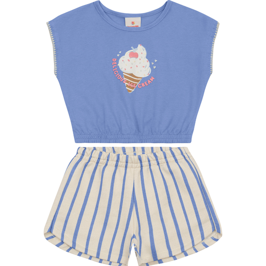 Blusa Y Shorts Nena | Helado Brandili