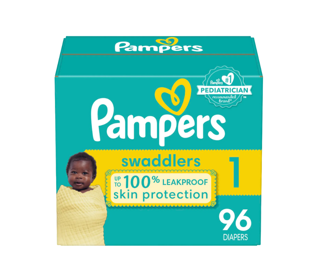 Pampers Swaddlers Super S1 X96
