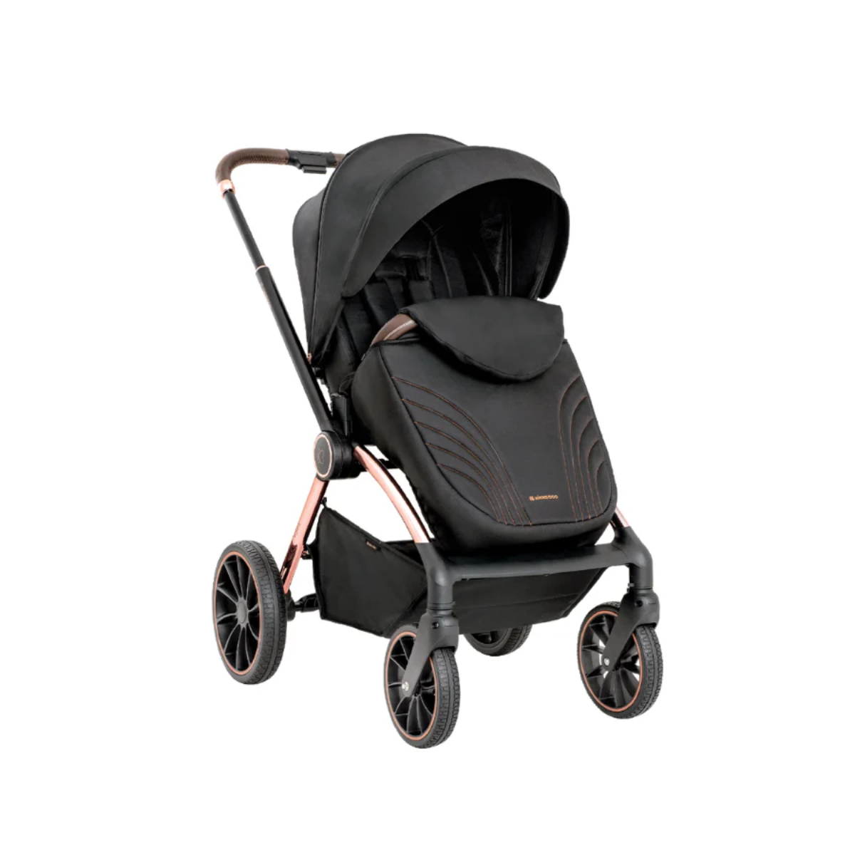 Coche Kara 2 En 1 Con Moises Negro Kikkaboo