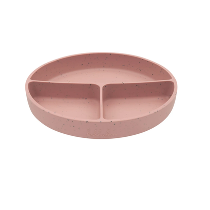 Plato Con Divisiones Platinum Silicon | Rosado Kikkaboo