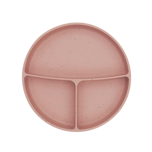Plato Con Divisiones Platinum Silicon | Rosado Kikkaboo