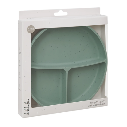 Plato Con Divisiones Platinum Silicon | Menta Kikkaboo