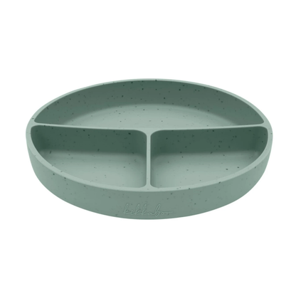 Plato Con Divisiones Platinum Silicon | Menta Kikkaboo