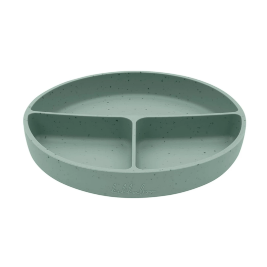 Plato Con Divisiones Platinum Silicon | Menta Kikkaboo