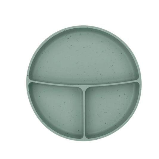 Plato Con Divisiones Platinum Silicon | Menta Kikkaboo