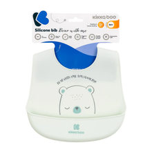 Babero De Silicon Bear With Me Rosaic Fest | Menta Kikkaboo