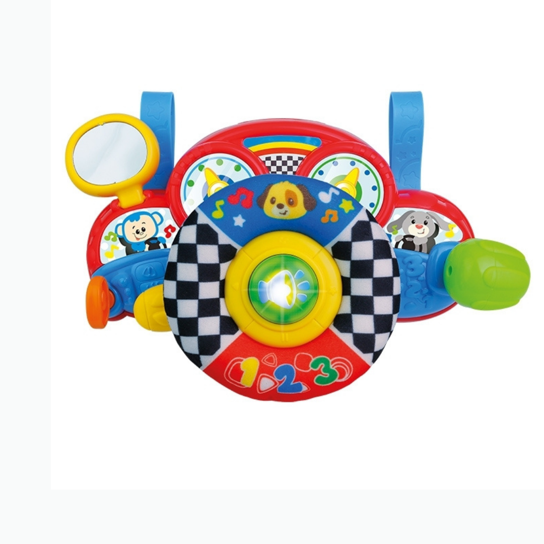 Volante de aprendizaje para bebés con luz