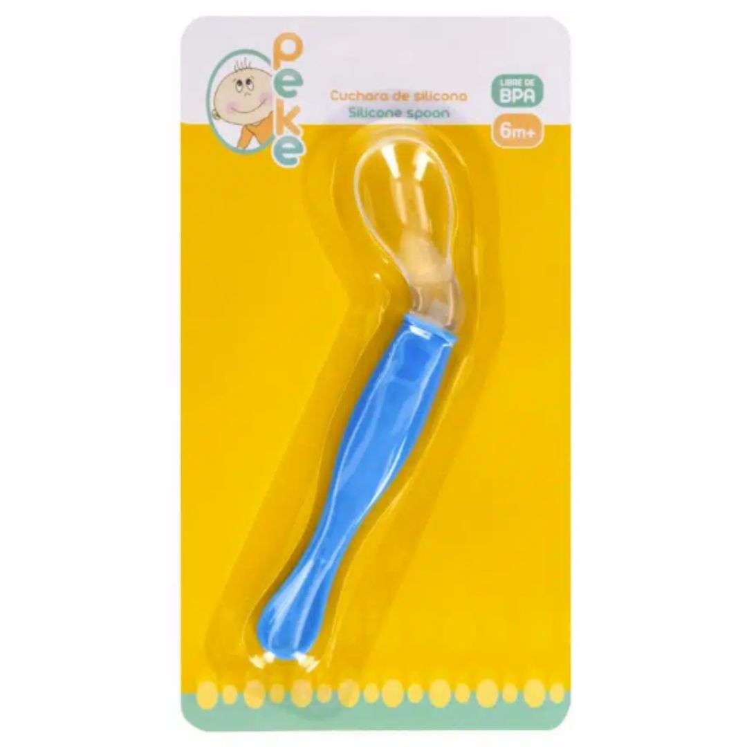 Cuchara curva de silicón