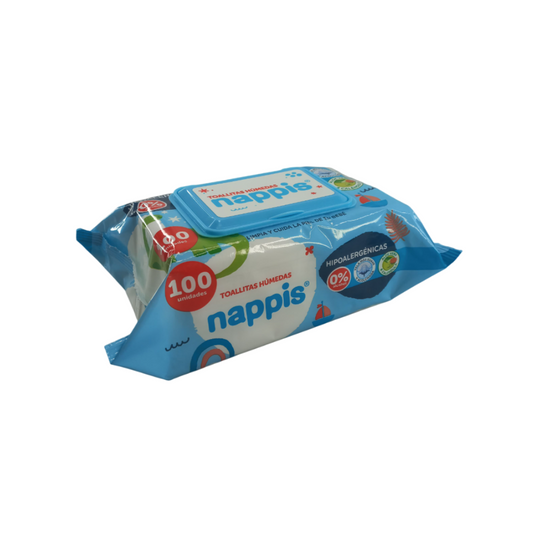 Toallitas húmedas Nappis 100 unidades