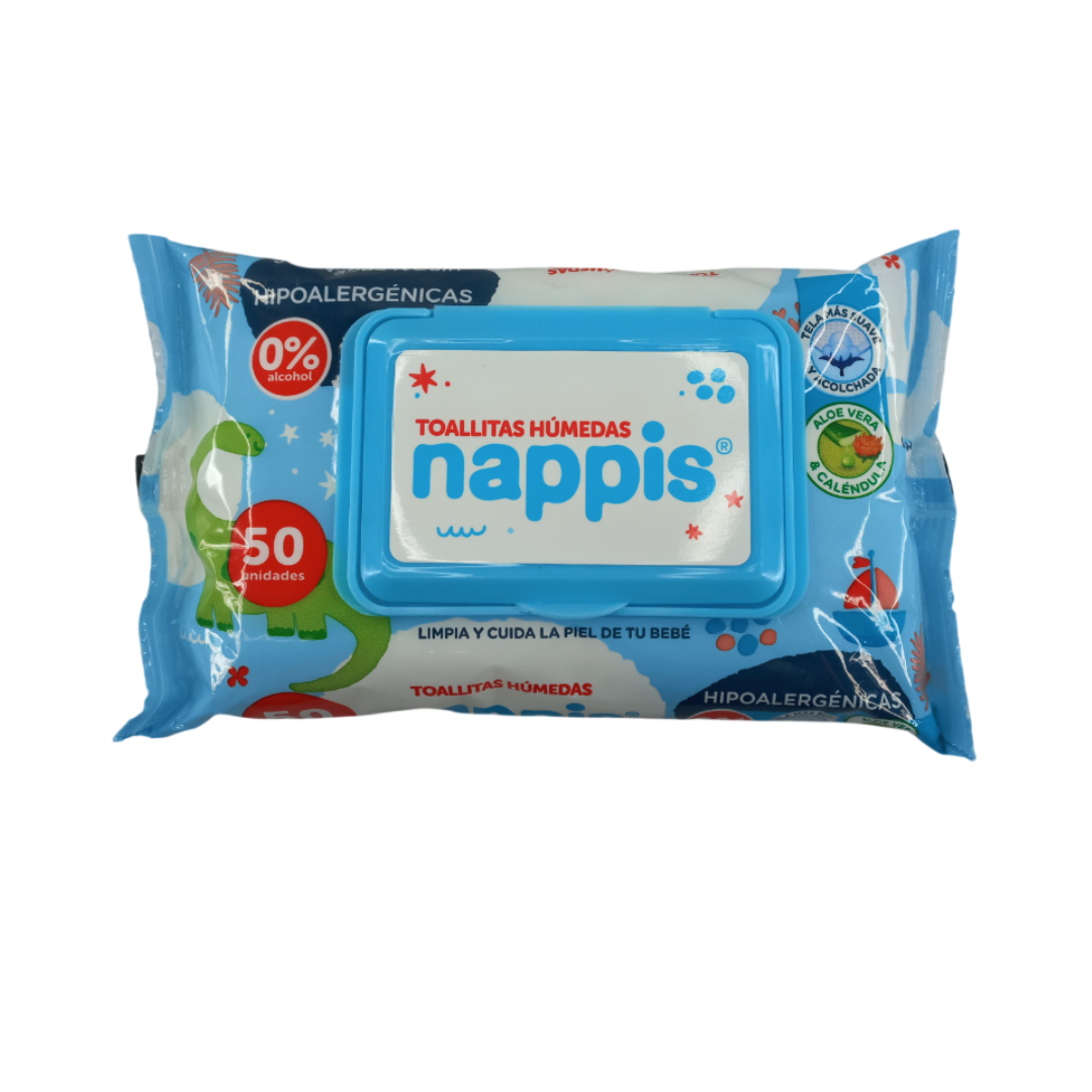 Nappis toallitas húmedas 50 unidades