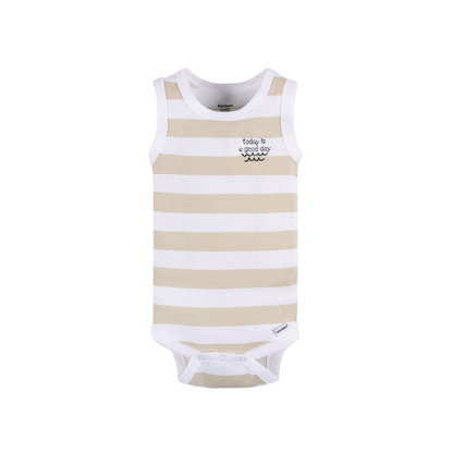 Paquete de 4 bodys Onesies® sin mangas