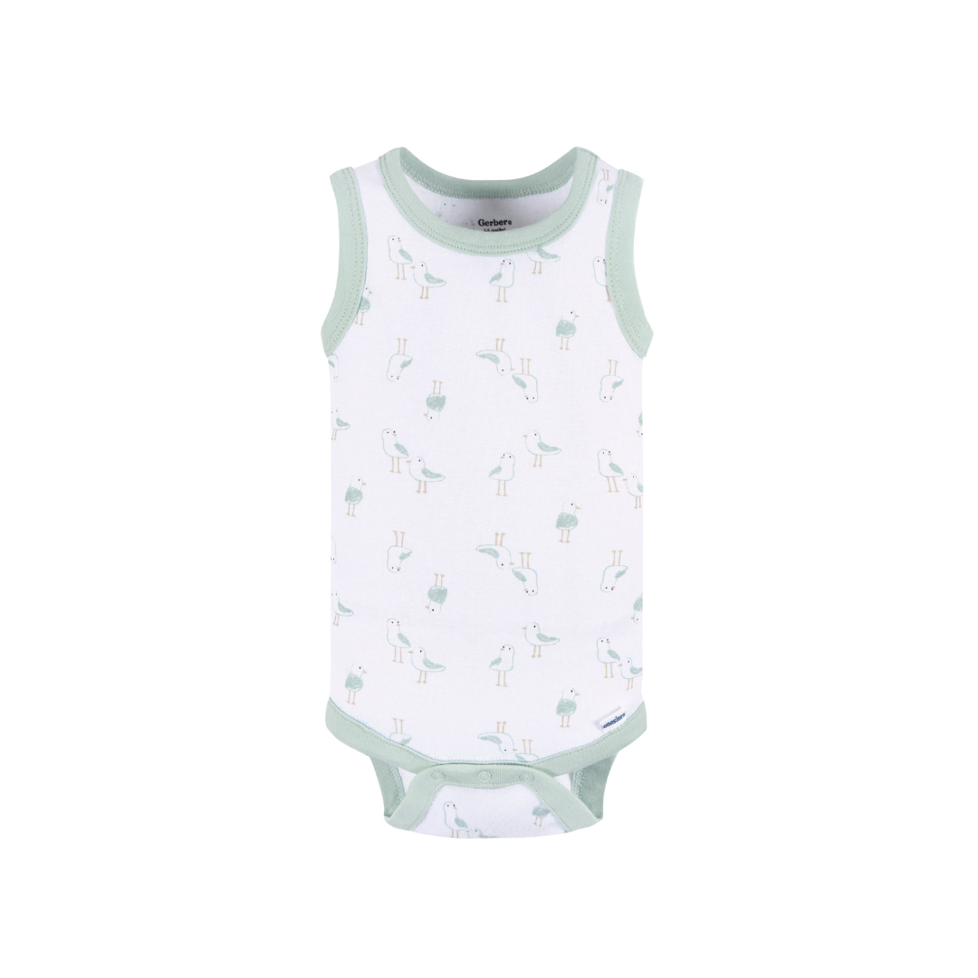 Paquete de 4 bodys Onesies® sin mangas