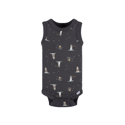 Paquete de 4 bodys Onesies® sin mangas