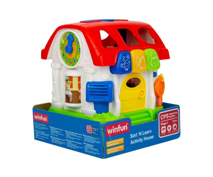 Casa con luces y actividades Winfun