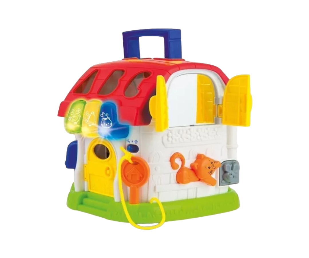 Casa con luces y actividades Winfun