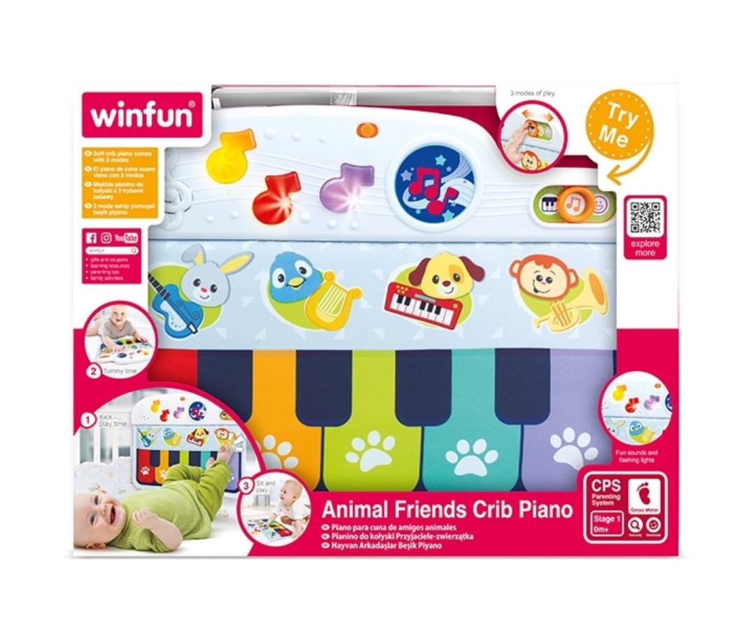 Piano De cuna Amigos Animales Winfun