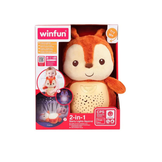 Ardilla Luces Estrellas 2 En 1 Winfun