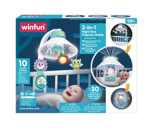 Móvil 3 En 1 Night - Time Winfun