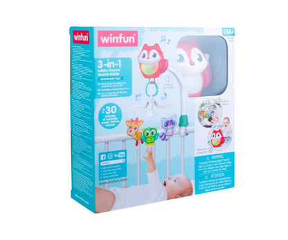 Móvil Musical 3 En 1 Lullaby Winfun