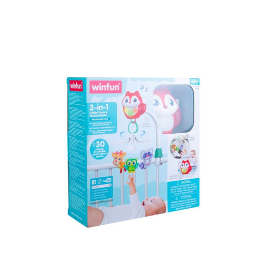 Móvil Musical 3 En 1 Lullaby Winfun