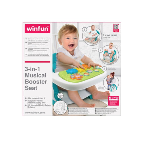 Silla booster 3 en 1 musical