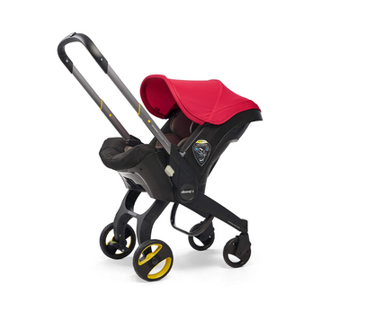 Coche  Con Asiento De Auto Y Base Flame Doona
