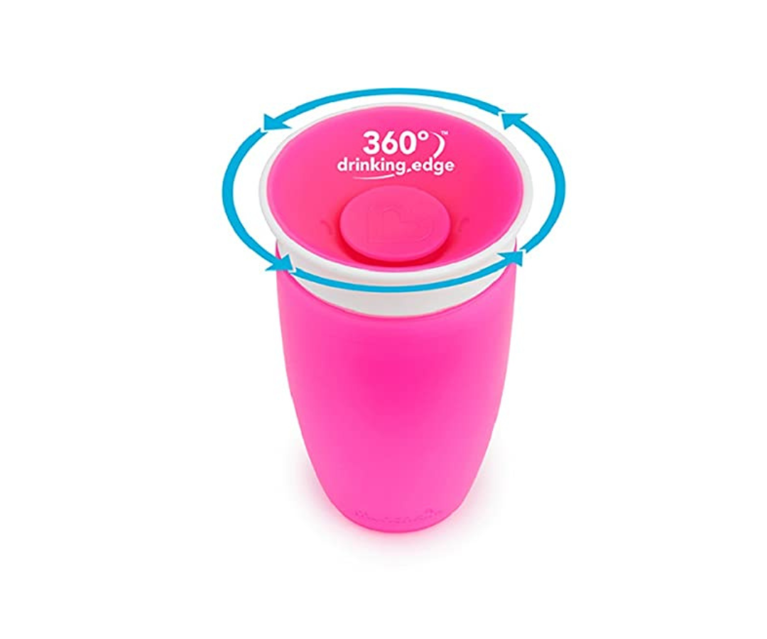 Vaso Miracle 360° con tapa  10 oz