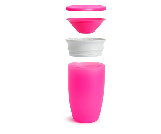 Vaso Miracle 360° con tapa  10 oz