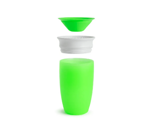 VASO 360 10 OZ CON TAPA VERDE MUNCHKIN