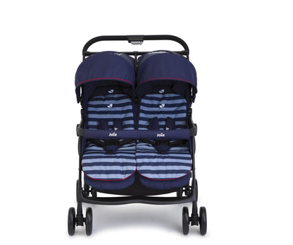 Coche Gemelos Twin Aire Nautical Navy Joie