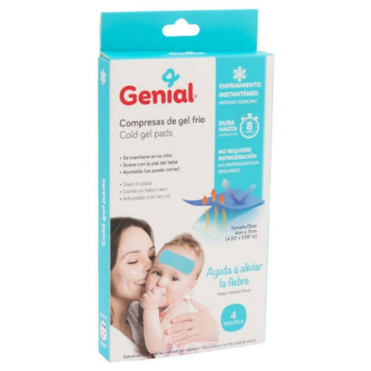 Compresas de gel frio para fiebre