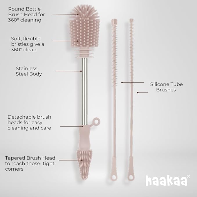 Kit de cepillos para biberones y accesorios