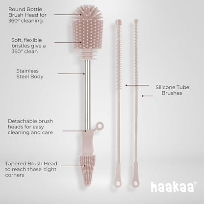 Kit de cepillos para biberones y accesorios